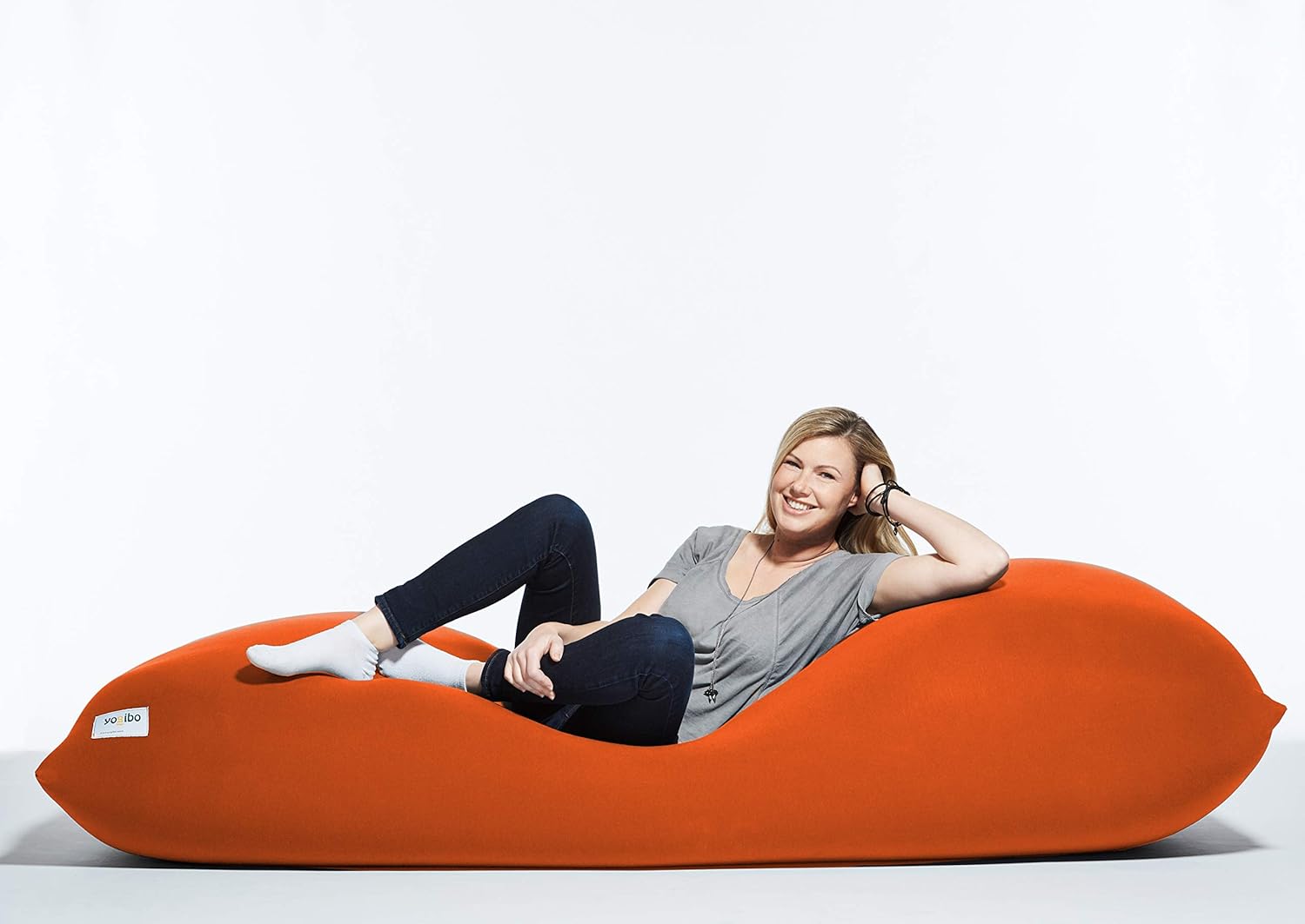 Yogibo Max Giant Bean Bag, 6Feet, Orange Amazon.in Home & Kitchen