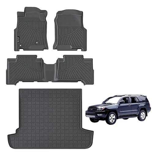 Floor Mats for Toyota 4Runner 2003-2009, TPE All Weather Protection