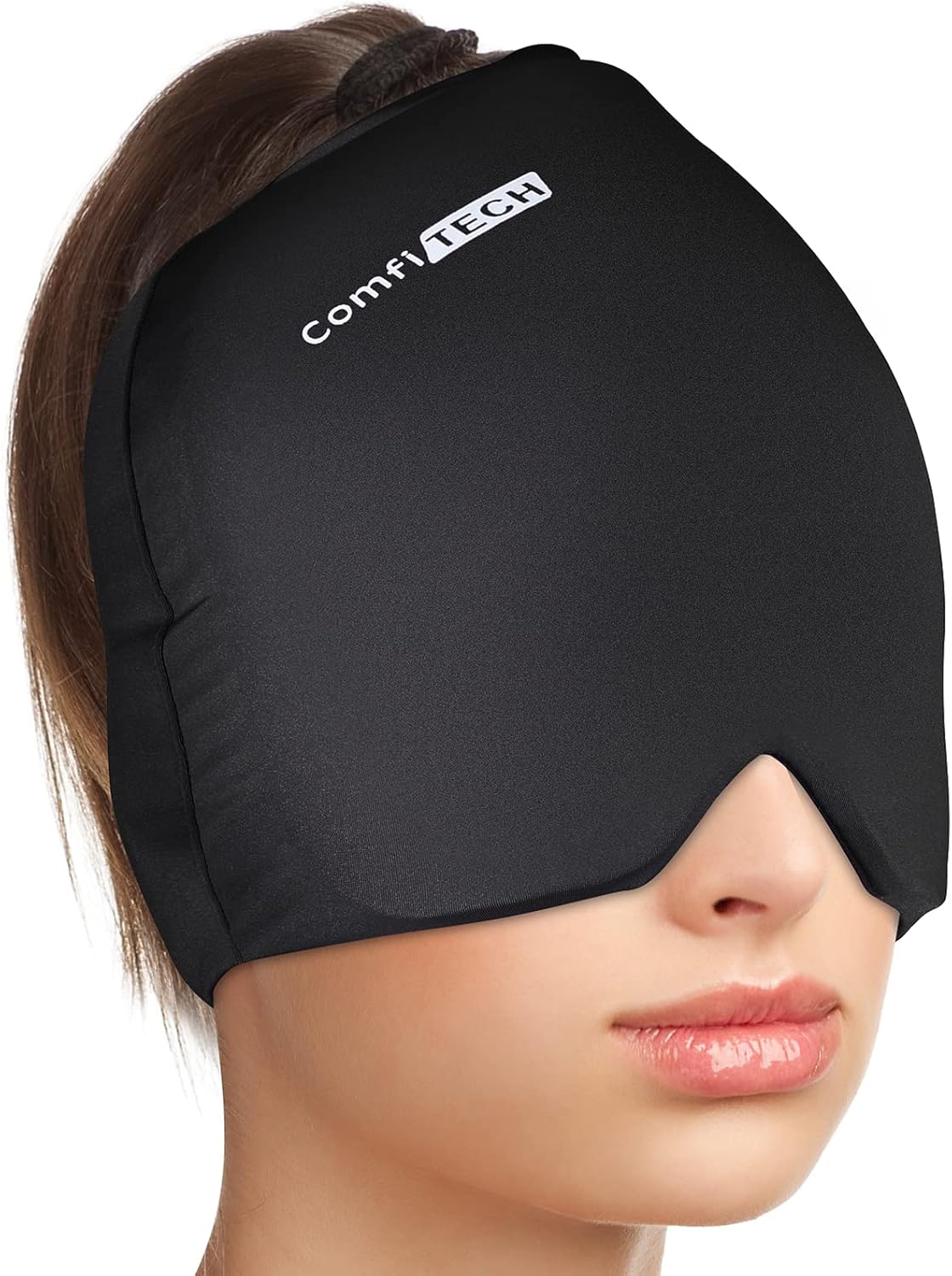 Comfitech Migraine Ice Head Wrap, Headache Relief Hat for Migraine Cap