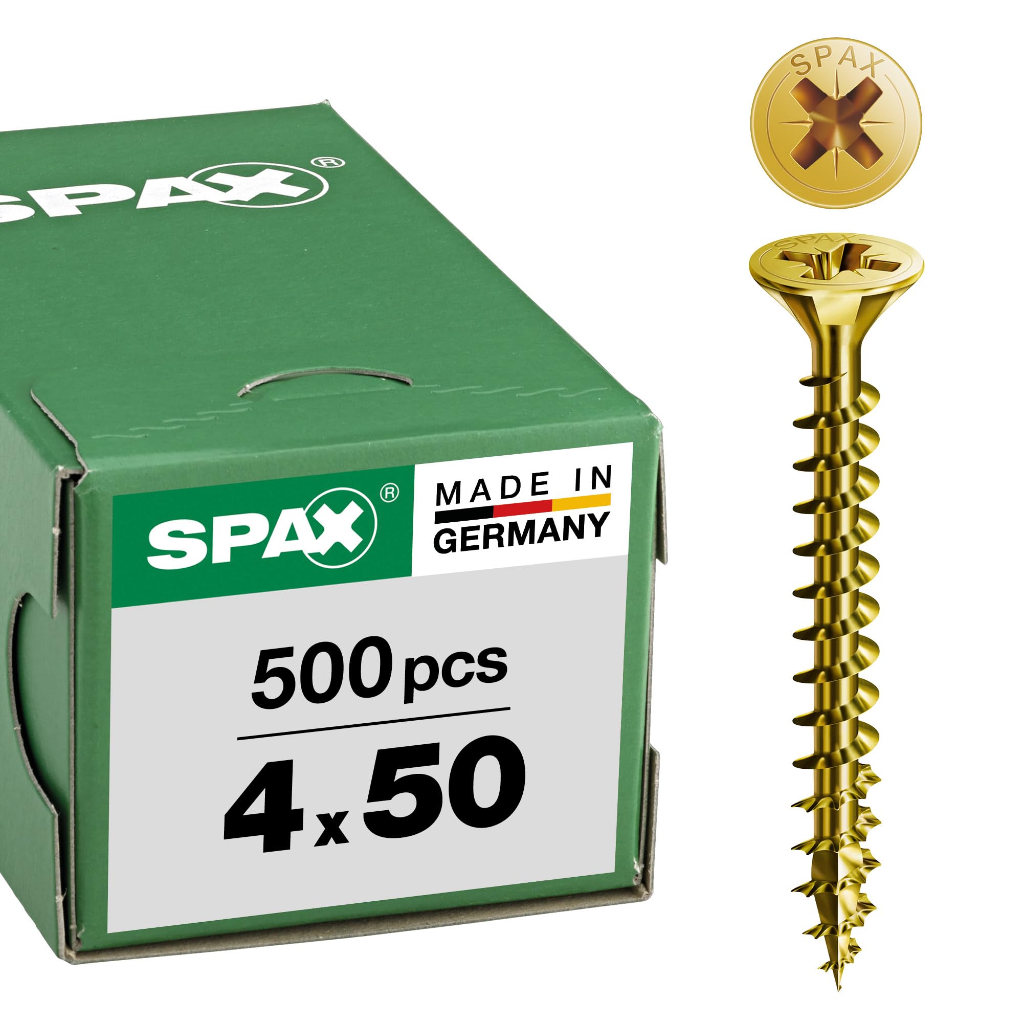 Spax Screwfix Woodscrews 4.0 x 50
