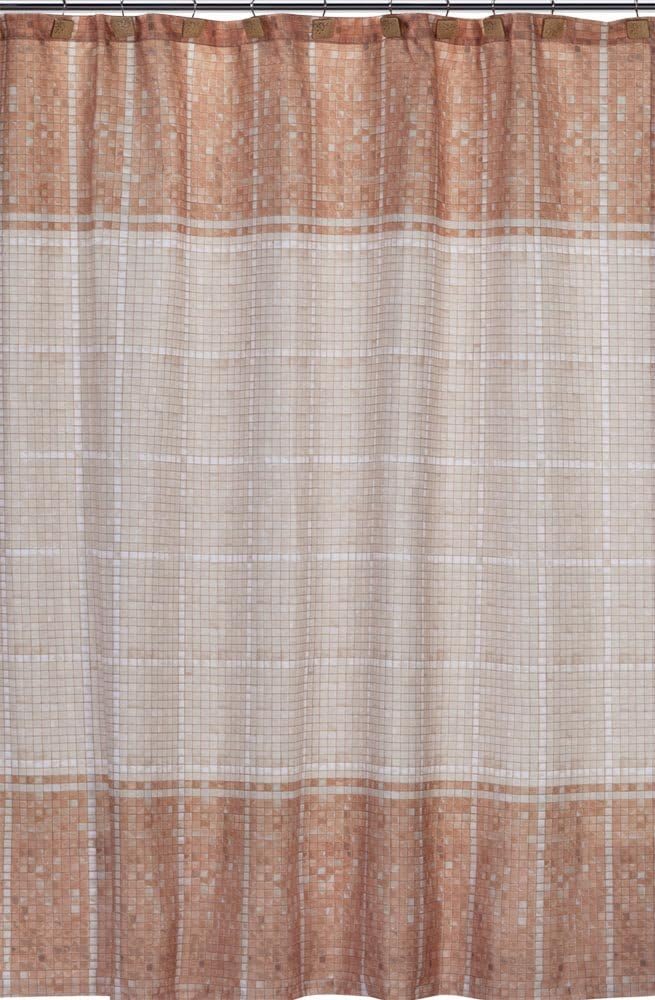 Creative Bath Products Inc. S1076CLY Mosaic Shower Curtain