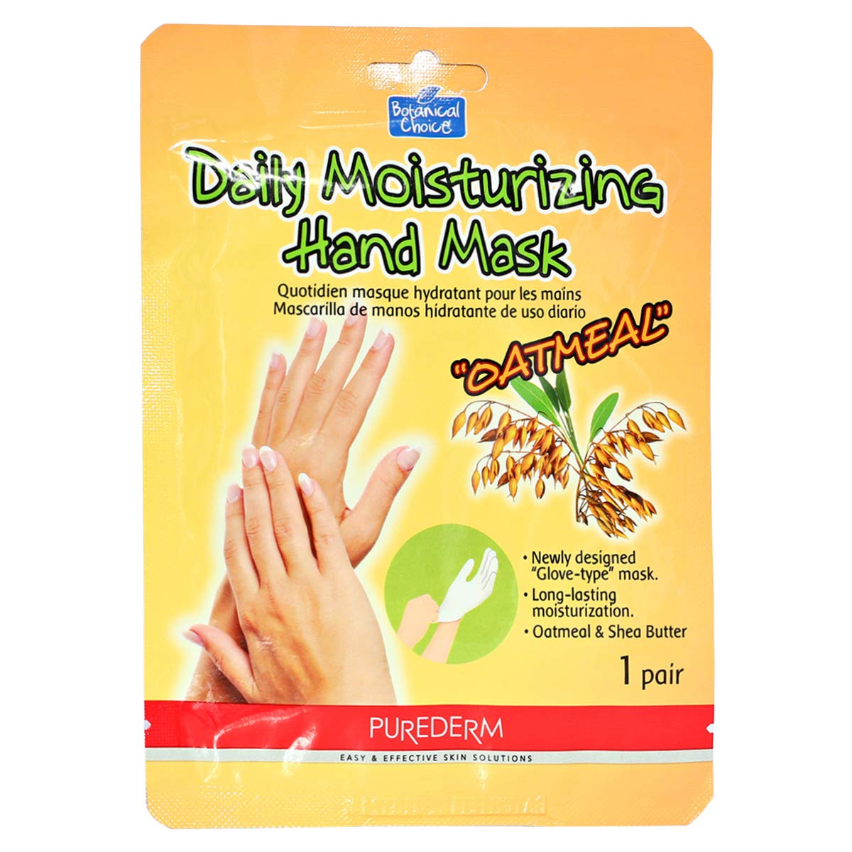 Botanical ChoiceOatmeal Daily Moisturizing Hand Mask, 26 g