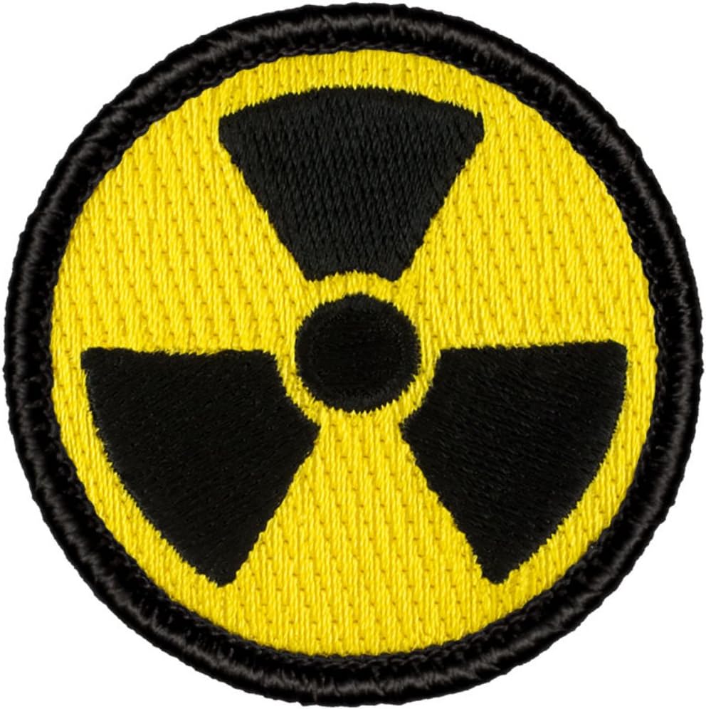 Nuclear/Radioactve Patrol Patch - 2 Diameter Round Embroidered Patch (Iron-on)
