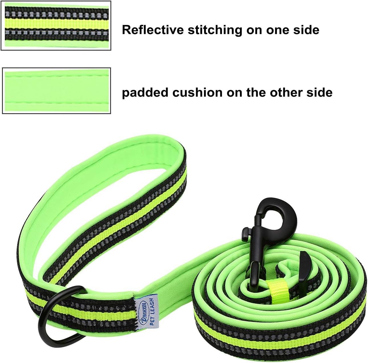 Dog Leash Harness, ARIKON Adjustable & Reflective & Soft Padded Dog Harness and Leash Set for Small Medium Large Dog, Perfect for Daily Training Walking Running