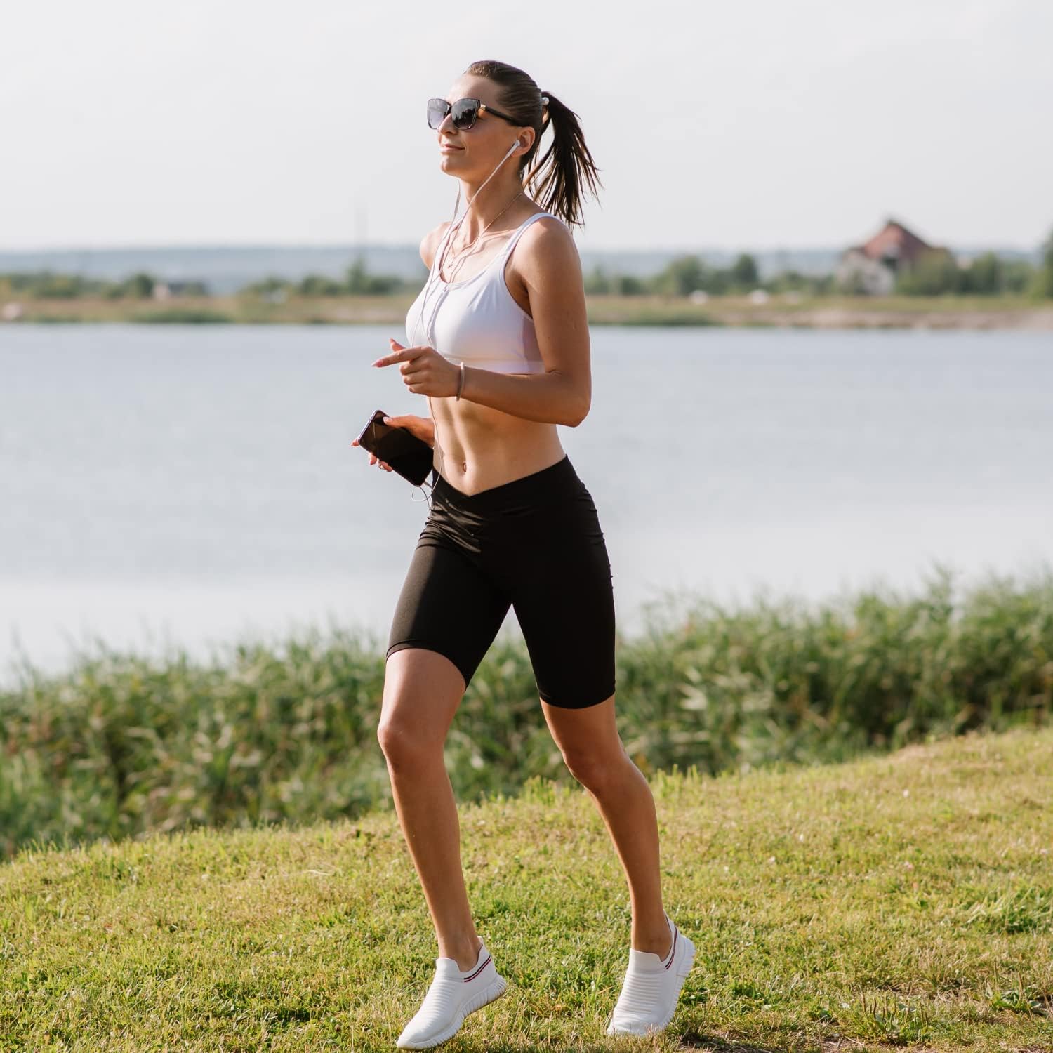 No Show Rayon Ankle Socks for Women, Low Cut No Slip Short Footies, Invisible Thin Athletic Sneaker Socks