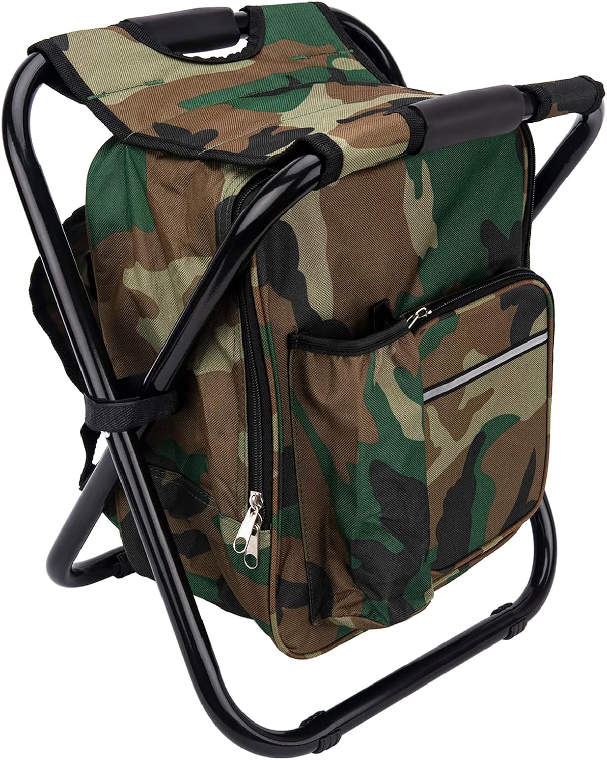 IVONNEY Backpack Stool Cooler Chair, Folding Stool Backpack