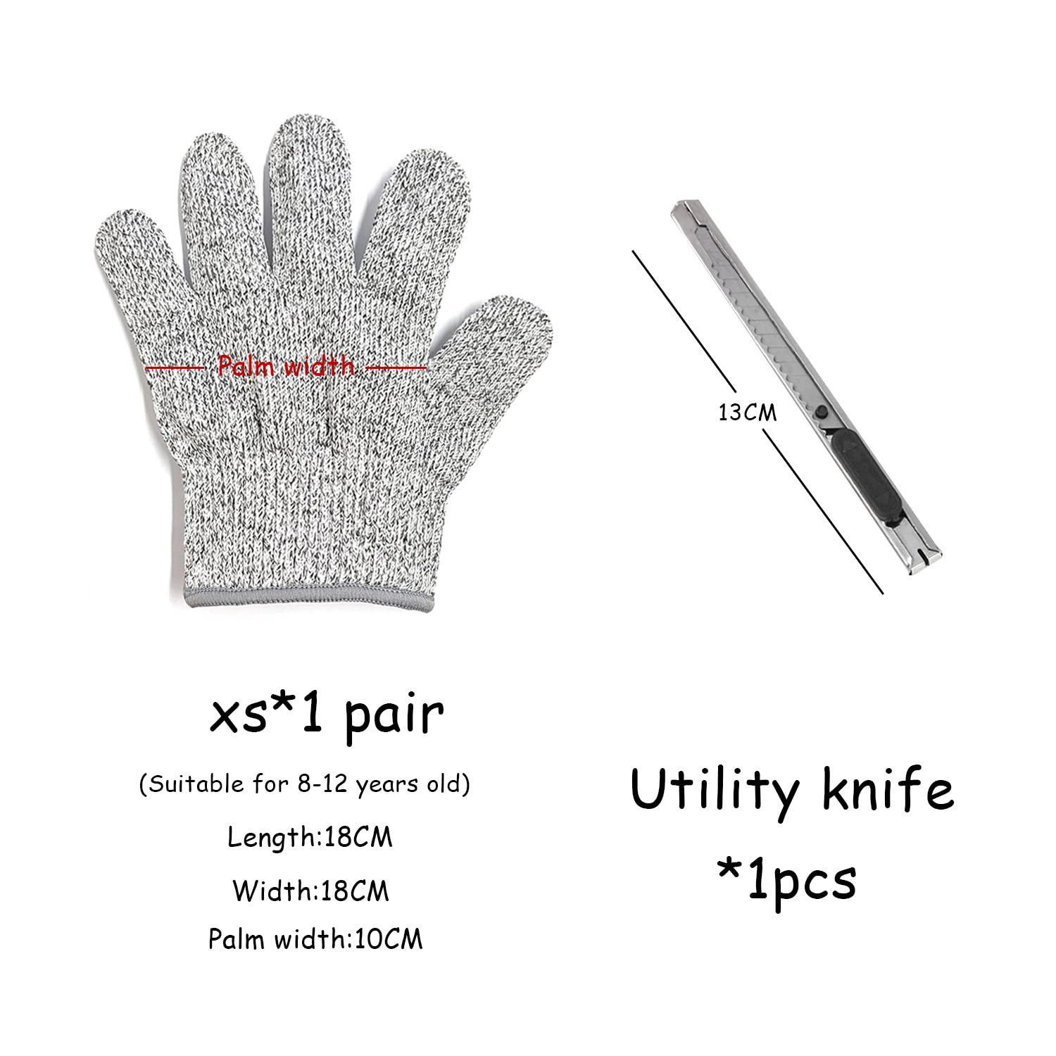 Gant Anti Coupure Cuisine Protection Niveau 9 Gants Protection Cuisine Pour Filet De Poisson Decoupe De Viande Huitres Et Sculptu S 97660516