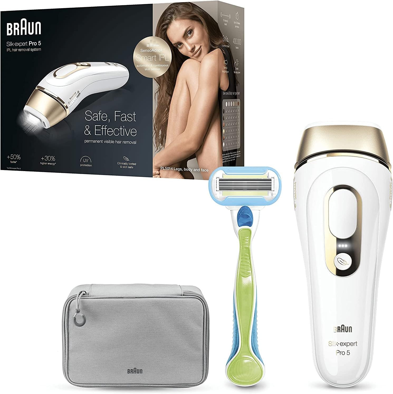 Braun PL5014 SilkExpert Pro5 Yeni Nesil Kablolu IPL Lazer
