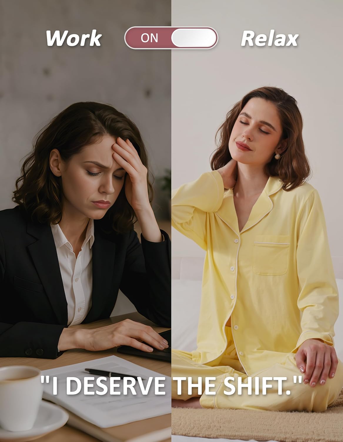 100% Cotton Pajamas for Women Set 2 Piece Soft Long Sleeve PJs Button Down with Breathable Loungewear XS-XXL - Image 2