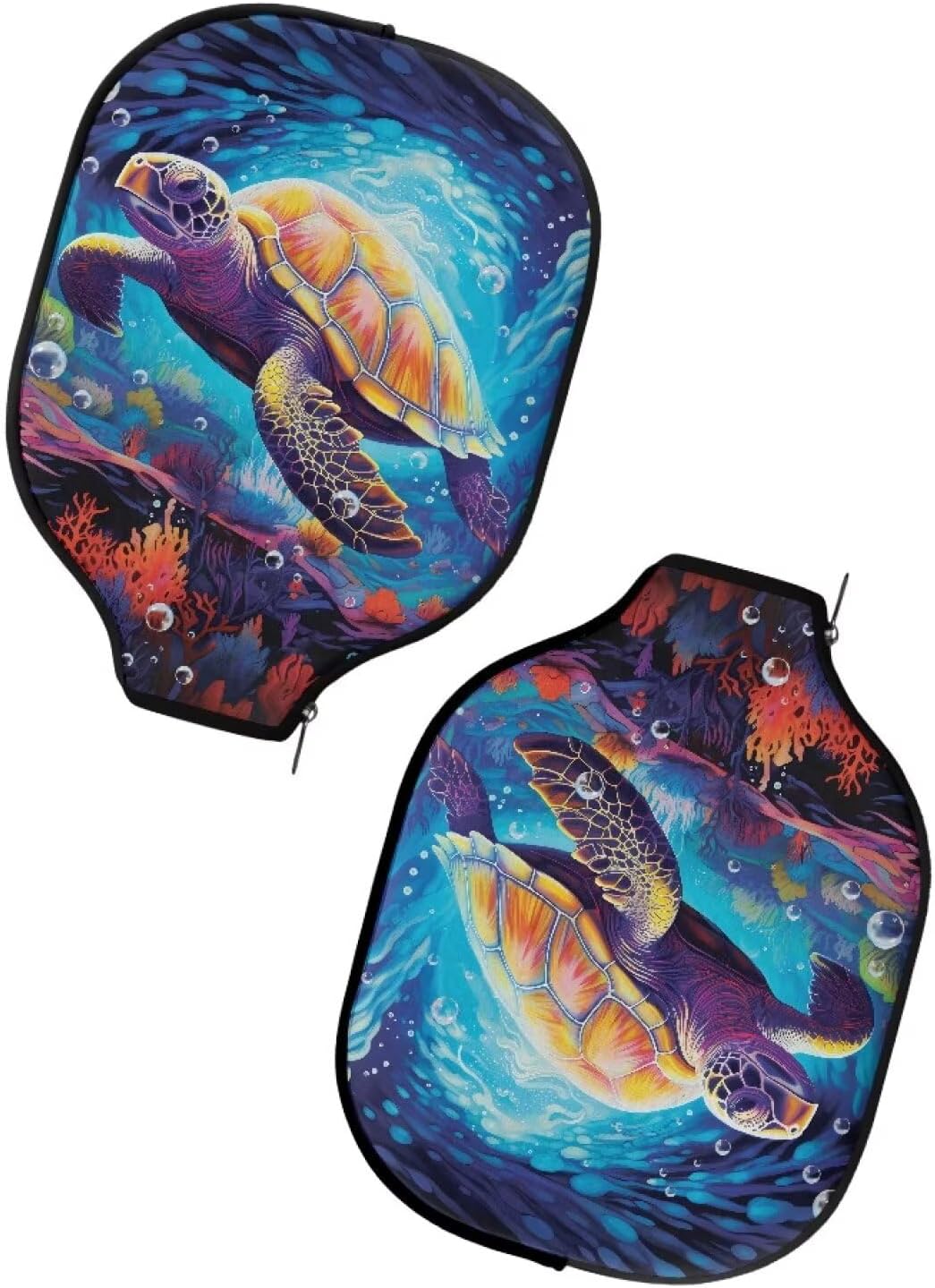 Babrukda Blue Camo Corgi Pattern Print Pickleball Paddle Covers Only Paddles Holder Sleeve Fits Most Rackets