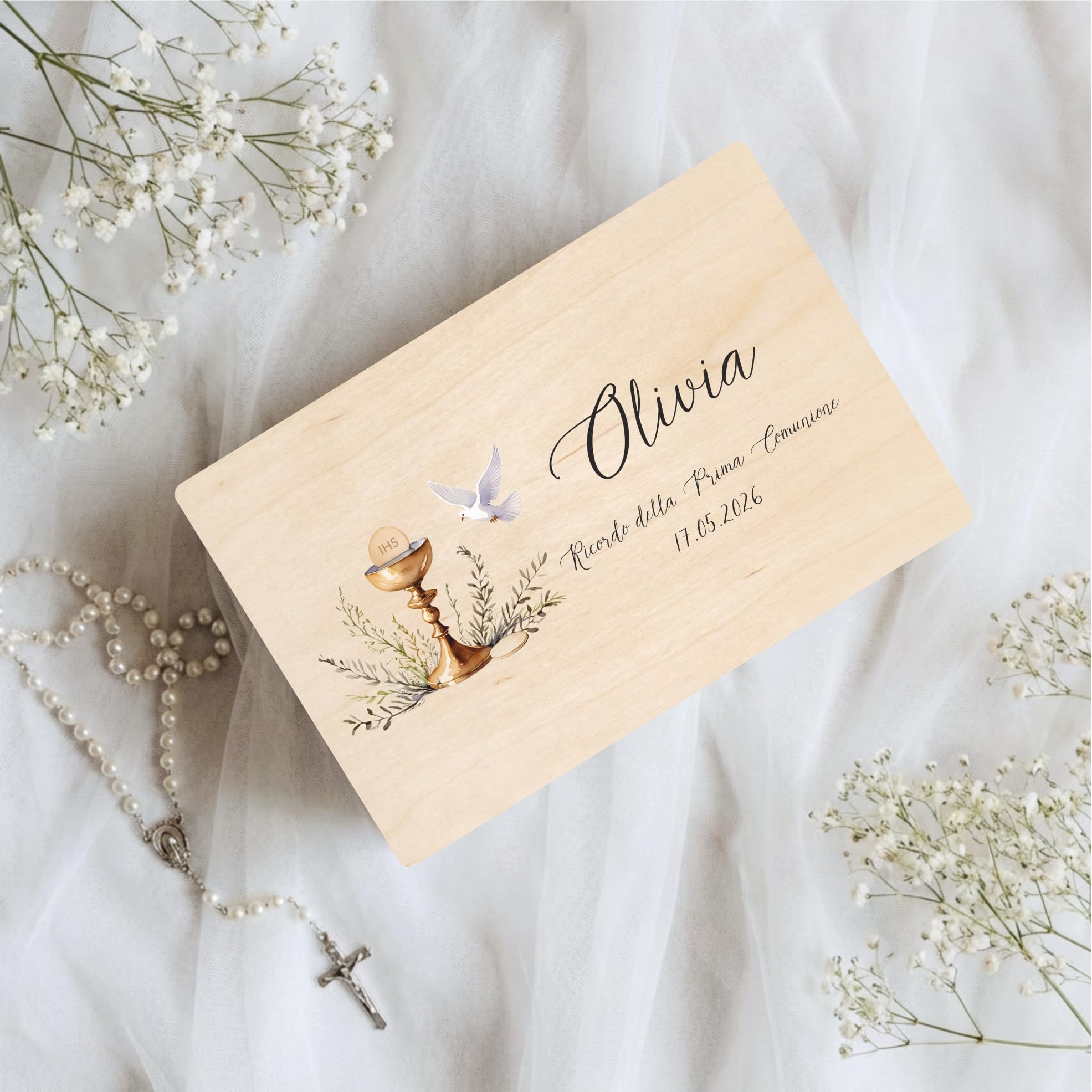 Buon Compleanno Rosa Confezione Regalo Vintage Nastro Di Auguri Biglietto Tipografico