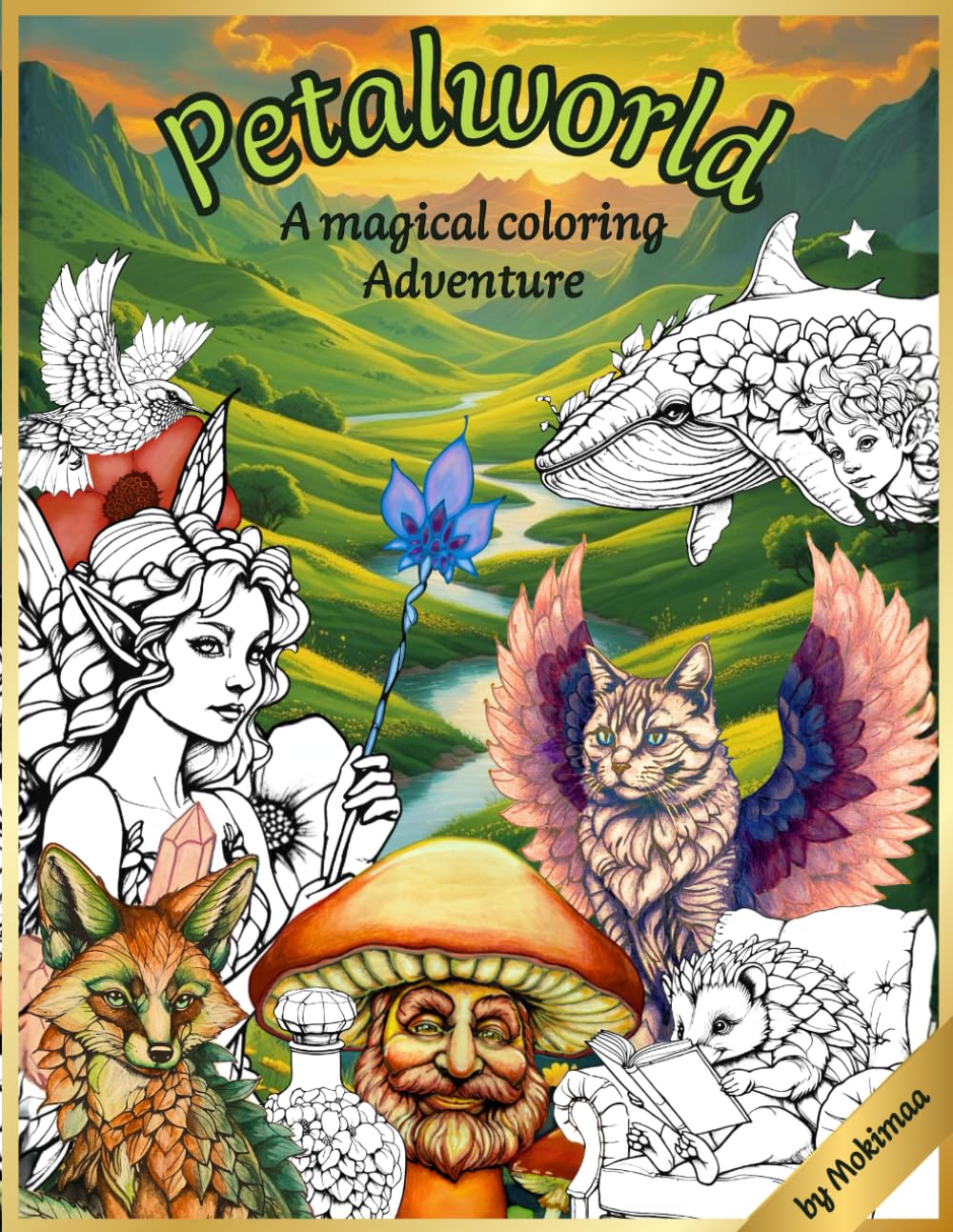 Petalworld - A magical coloring Adventure: Enchanting illustrations of a hidden world for kids and adults