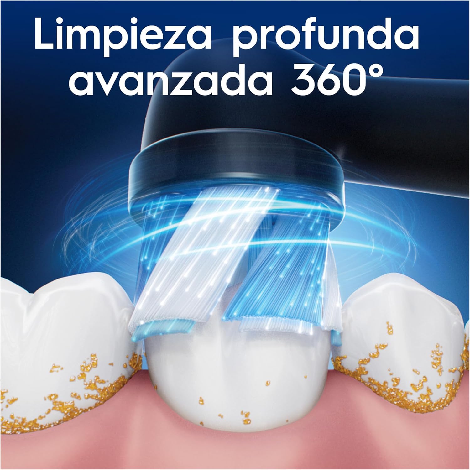 Oral-B Series iO Ultimate Clean Cabezales De Recambio Originales, Pack de 2 Recambios Blancos Para Cepillos De Dientes Eléctricos Oral-B iO, Eliminación Profunda De La Placa Bacteriana