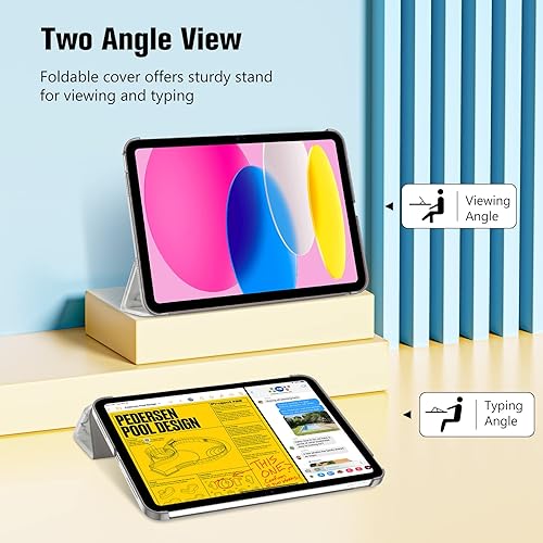 Miniatura 5 de ProCase Funda para iPad de 10 generación 2022 iPad de 109 pulgadas funda para iPad 10 carcasa delgada carcasa dura cubierta inteligente protectora