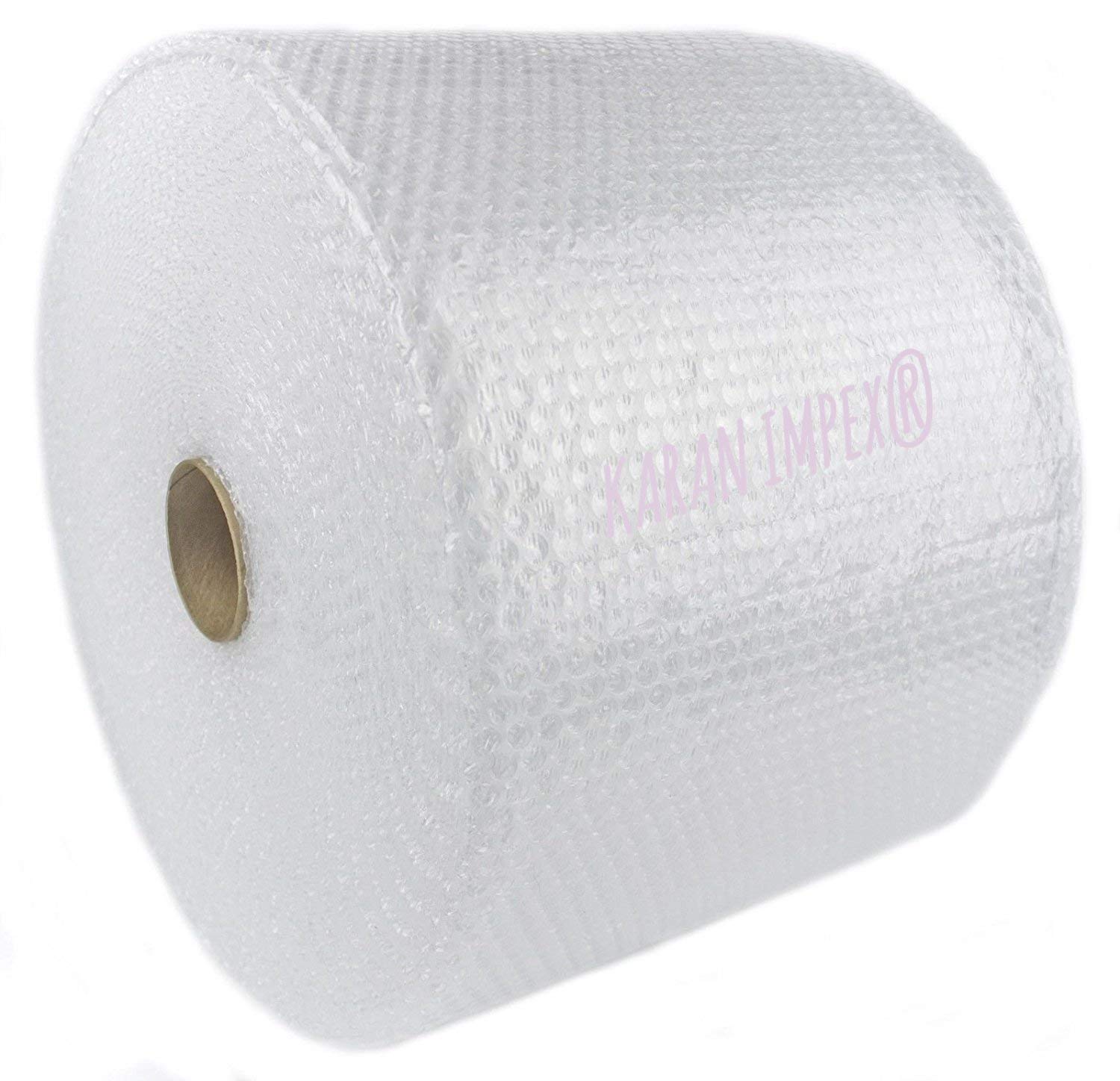 K 500mm x 100m Roll of Quality Bubble Wrap Roll (Small Bubbles) Made in The UK 00003408801, clear