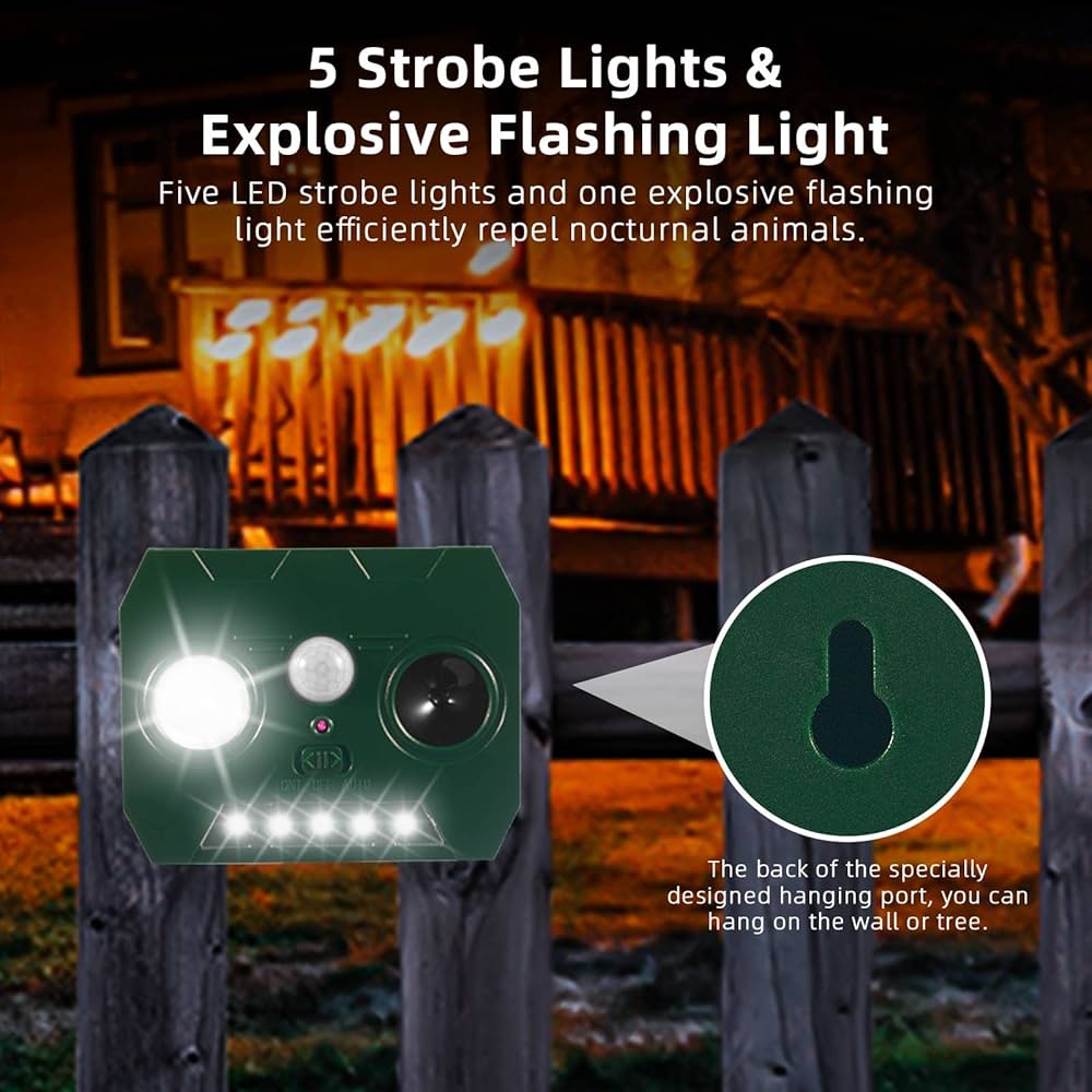 ソーラー超音波動物忌避剤 防水 猫抑制 屋外 LED点滅 撃退 猫 犬 鹿 Amazon.co.jp: 超音波動物忌避剤、屋外ソーラーパワーリス抑止