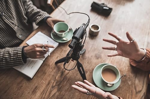 Miniatura 14 de Shure MV88+ Video Kit - Digital Stereo Condenser Microphone for Apple and Android, with Manfrotto PIXI Tripod, Phone Clamp, Mount, iOS and USB-C