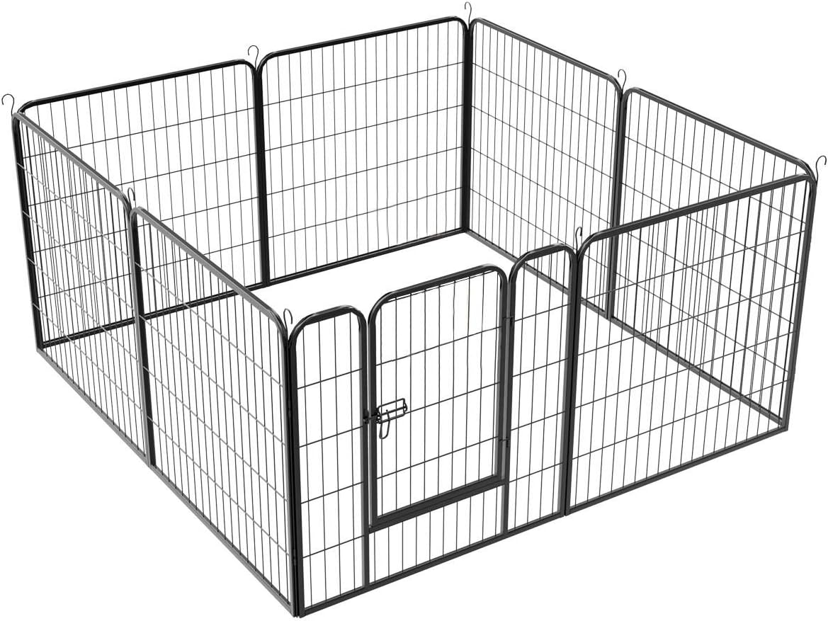 Yaheetech Dog Playpen, 8 Panels 32 inch Height x 32 inch