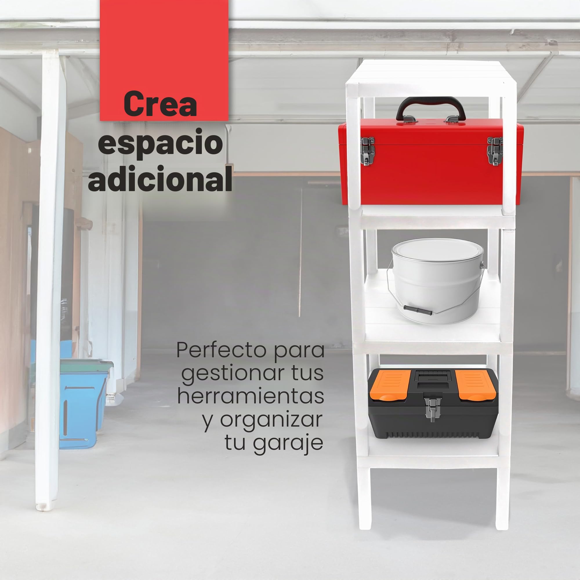 DIVCHI Mesa auxiliar de 4 niveles, mesita de noche, mesita de noche, mesita de noche, oficina, sala de estar, dormitorio, mesa de sofá pequeña y estrecha (blanco)