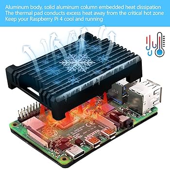 Amazon.co.jp: GeeekPi Raspberry Pi 4 ケース、Raspberry Pi 4B