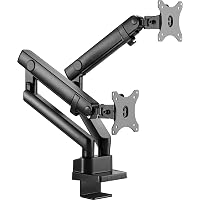 ICY BOX Supporto per doppio monitor per 2 monitor fino a 32", si attacca al piano
