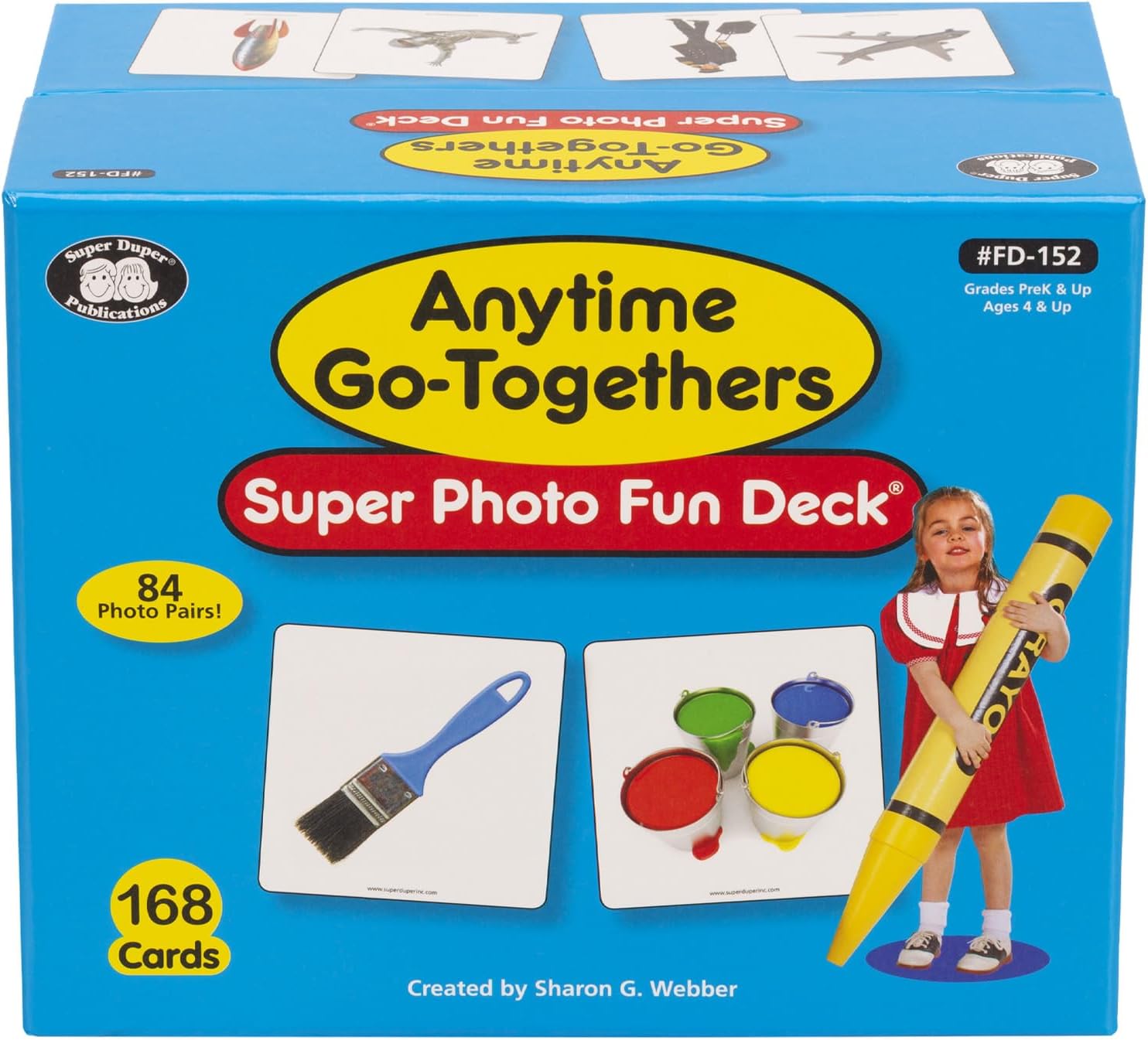 Super Duper Publications | Anytime Go-Togethers Photo Fun Deck Flash Cards | Educational Learning Resource for Children