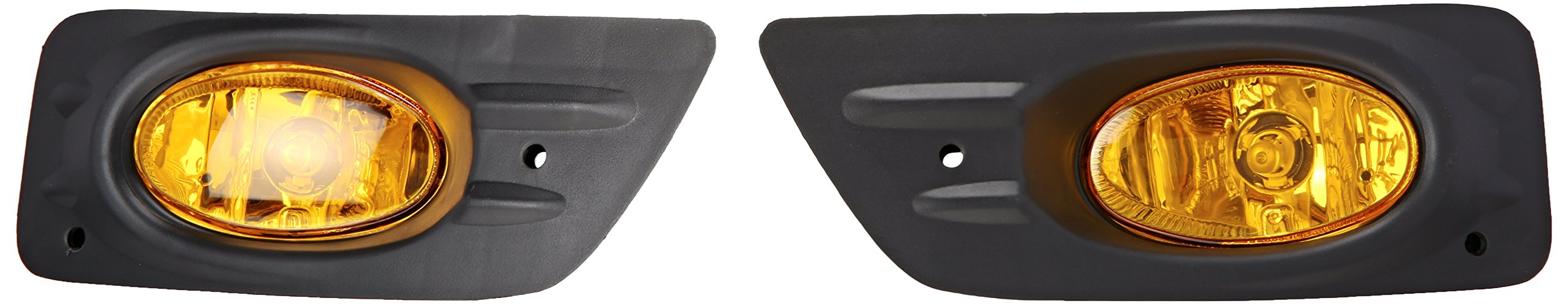 Spec-D Tuning LF-ACD064AMOEM-RS Honda Accord Ex Lx 4Dr Sedan Fog Lights Amber