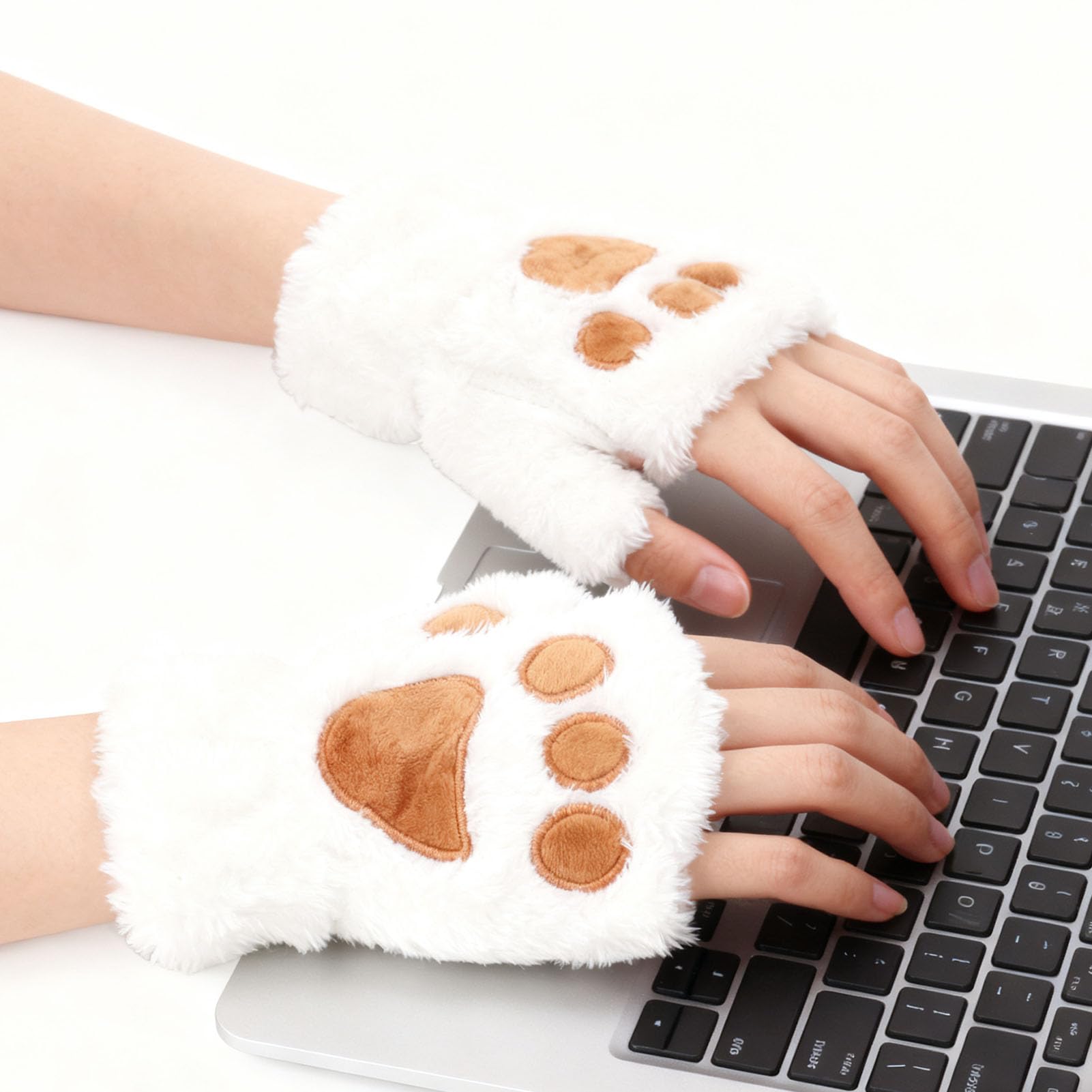 Riscaldati Senza in Peluche, Caldi Elettrici Ricaricabili per la Digitazione a Casa, Scaldamani Regolabili con Display della Batteria in Tempo Reale