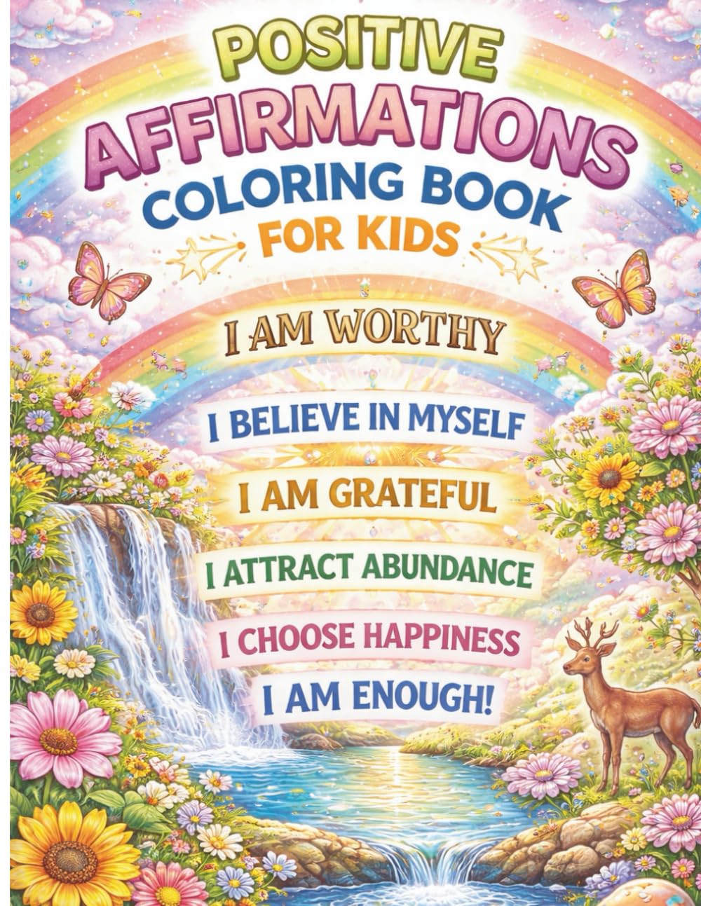 “Positive Coloring Fun for Happy Little Hearts”