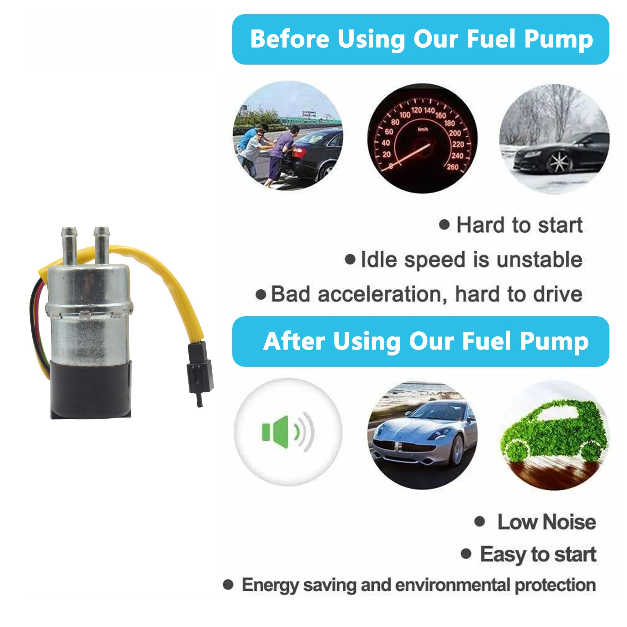 Amazon.com: Yezoauto Fuel Pump 4 Wires 12V for Suzuki