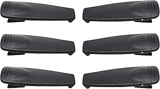 ABSTDEAL 6 PCS RLN6307 Belt Clip Compatible for Motorola RDU/RDM/RDV Series, Black, 16 Channels, Durable, Portable, IP54, Professionals, Unisex, Walkie Talkie, Belt Clip