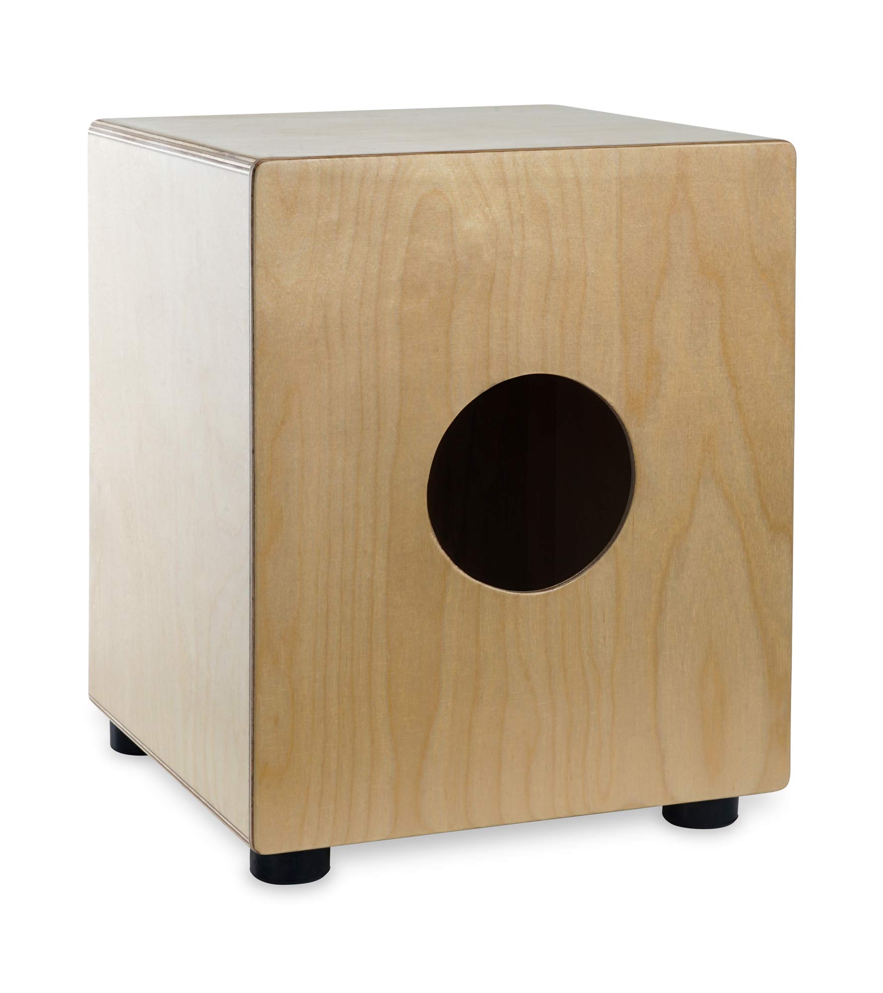 XDrum Junior Cajon Peruana Ash Set - 7 cm hoch, daher perfekt für Kinder geeignet - inkl. Tasche mit Umhängegurt - mit Sitzkissen und Schule