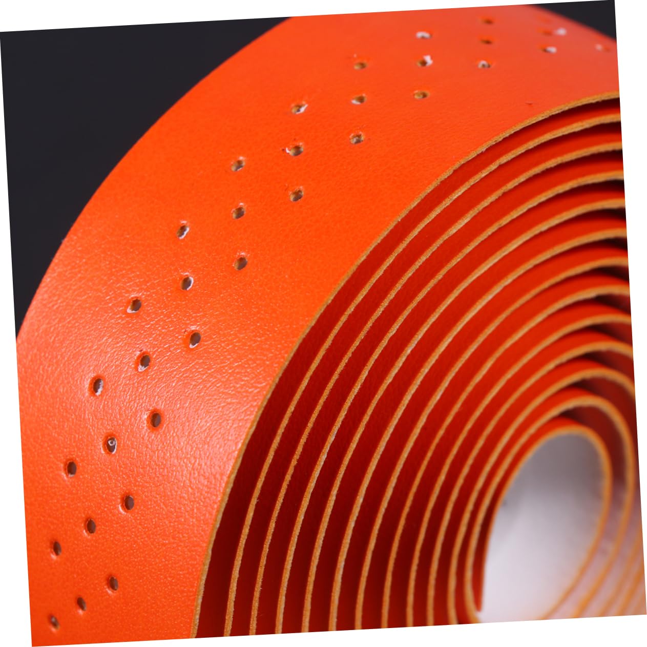 BESPORTBLE 3 Set Di Nastri Per Manubrio Per Bici Da Esterno in Pelle Pu Antiurto Anti-cinghia Strisce Arancioni Per Manubrio Riduzione
