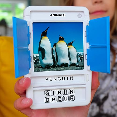 Miniatura 5 de 100 PICS Animals - Juego de tarjetas didácticas de viaje, adivina 100 animales, estuche revela-tarjetas, para adultos y niños a partir de 6 años,