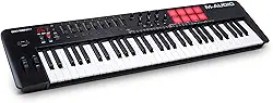 M-AUDIO Teclado controlador USB MIDI Oxygen 61 (MKV) com teclas com beat pads, acordes inteligentes, modos de escala, arpejador e pacote de som de instrumentos nativos (integração NKS)