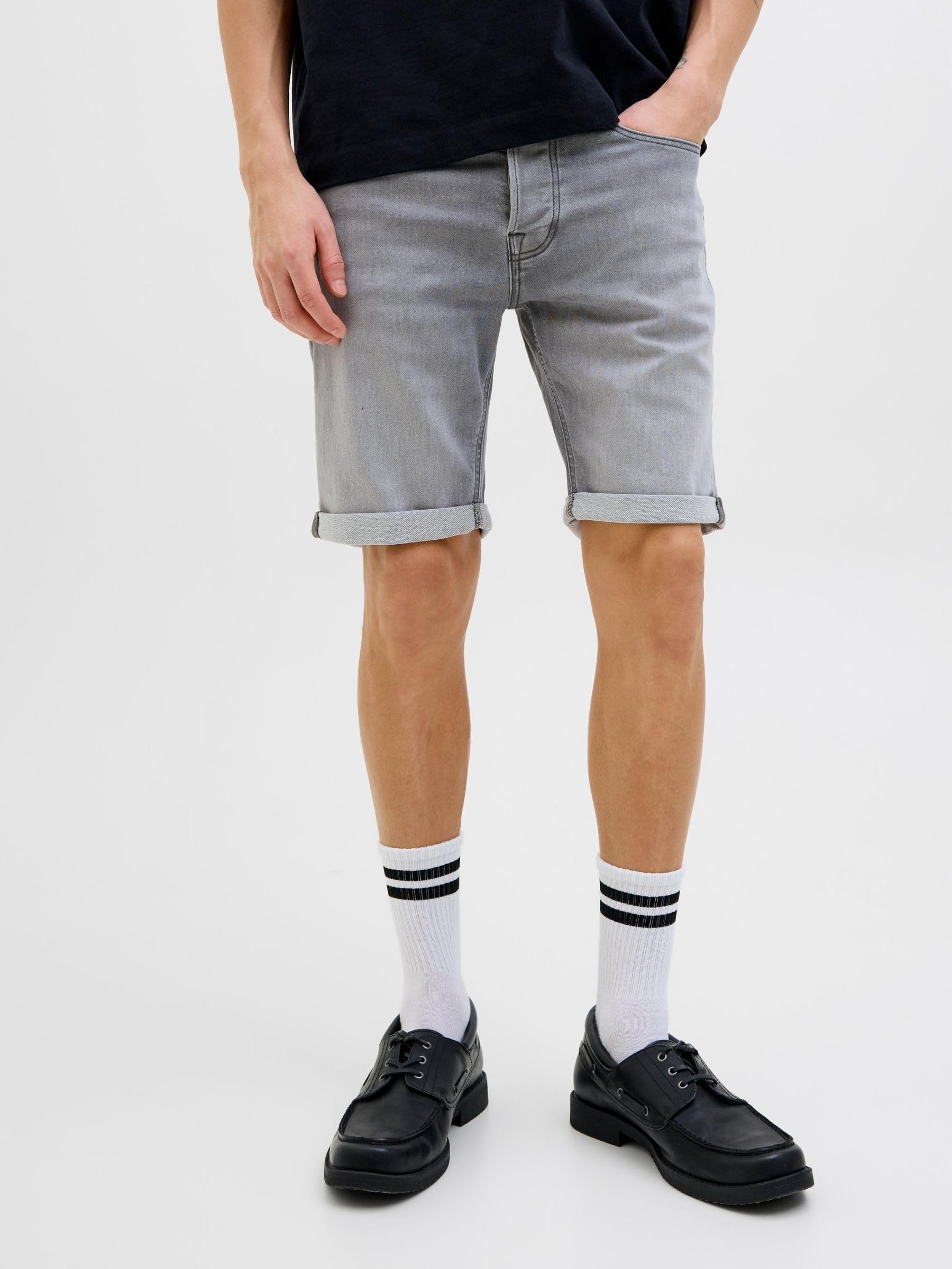 Jack & Jones Jjirick Jjicon I.k. Shorts Sq 063 Sn - Pantalones Cortos Hombre