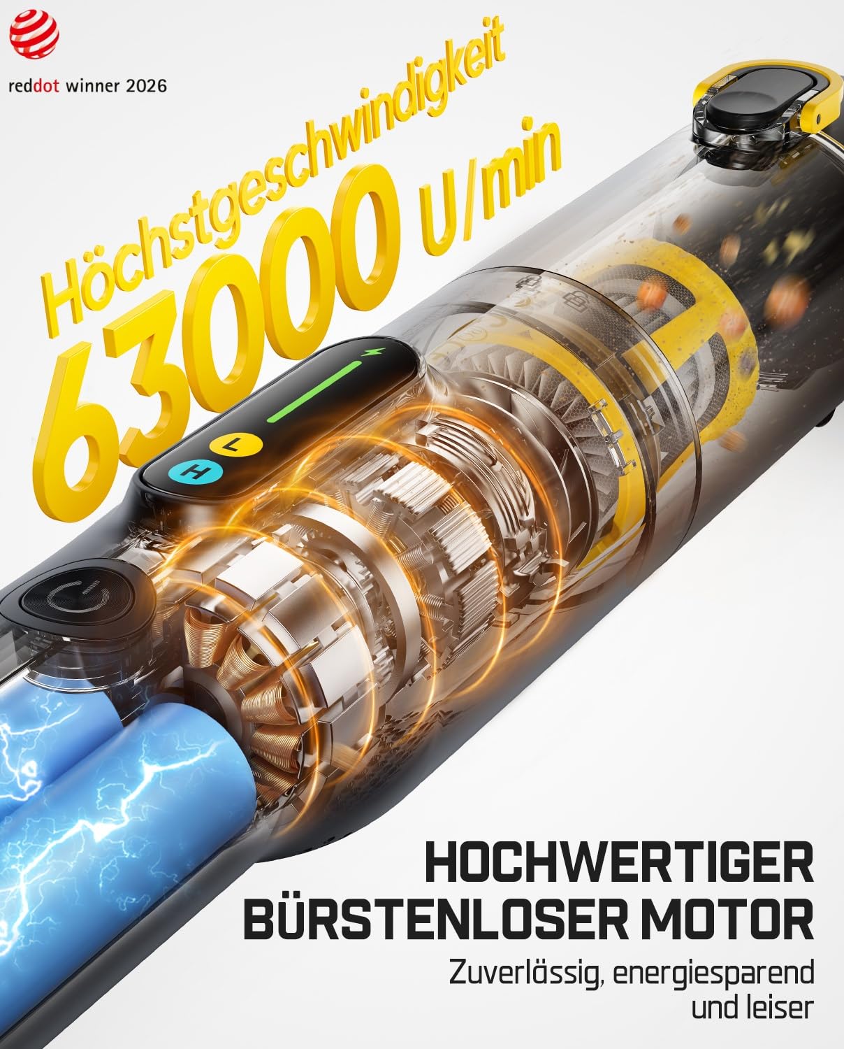 Fanttik Slim V10 Lite Kabelloser Handstaubsauger, 0,45 kg Leichtbau mit All-in-One-Station, 12000 Pa Saugkraft & Smart-LED-Display, tragbarer Mini-Staubsauger für Küche, Haushalt und Auto | Smart LED-Display, bürstenloser Motor, kabelloser tragbarer Mini-