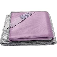 N rwex Basic Package Window Cleaning Cloth and EnviroCloth Glass Cloth, Cleaning Cloth, Streaks Scratches Free, Just Add Water Purple 1 Pack, Grey 1 Pack