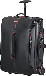 Samsonite Paradiver Light Con Ruote, Bolsa de Viaje con Ruedas para Unisex, Negro, S (55cm-48.5L)