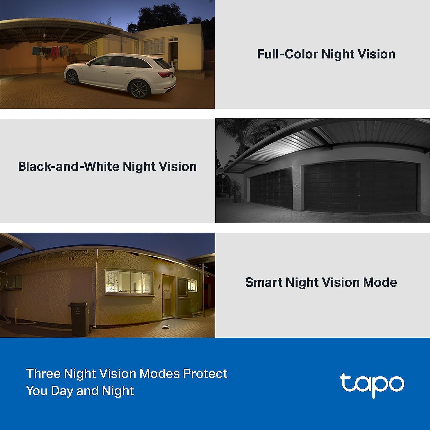 Tapo 2K 3MP QHD Pan/Tilt Outdoor Wired Security Wi-Fi Camera, 360° Visual Coverage, Full-Color Night Vision Up to 98ft, Smart Motion Tracking, Person Detection,Physical Privacy Mode(Tapo C510W) - 4
