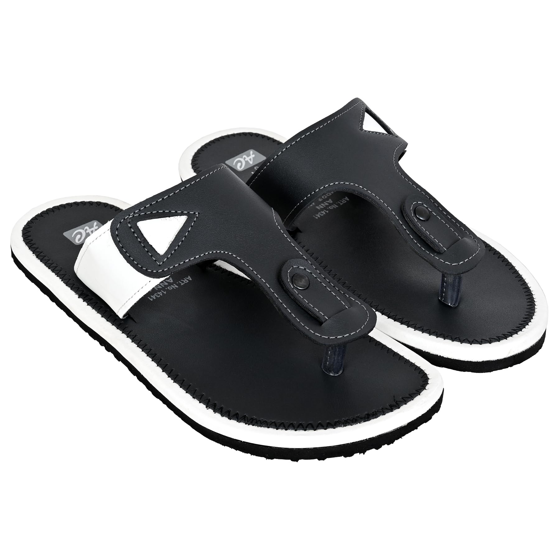 men's comfort toe ring slippers | lightweight cushioned sandals | non slip extra soft chappal for daily wear