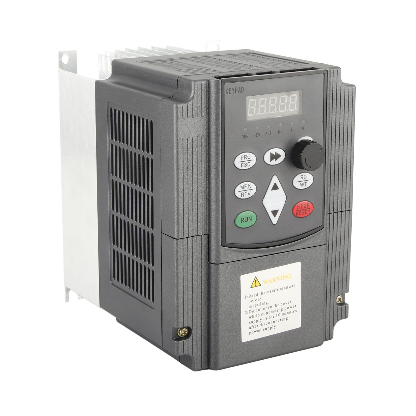 FTVOGUE NFLIXIN Azionamento a Frequenza Variabile Solare Fotovoltaico, Inverter VFD in Alluminio ABS 5,5KW 380V, Ingresso DC400-700V Uscita Trifase, per Controllo Elettrico Motore Monofase
