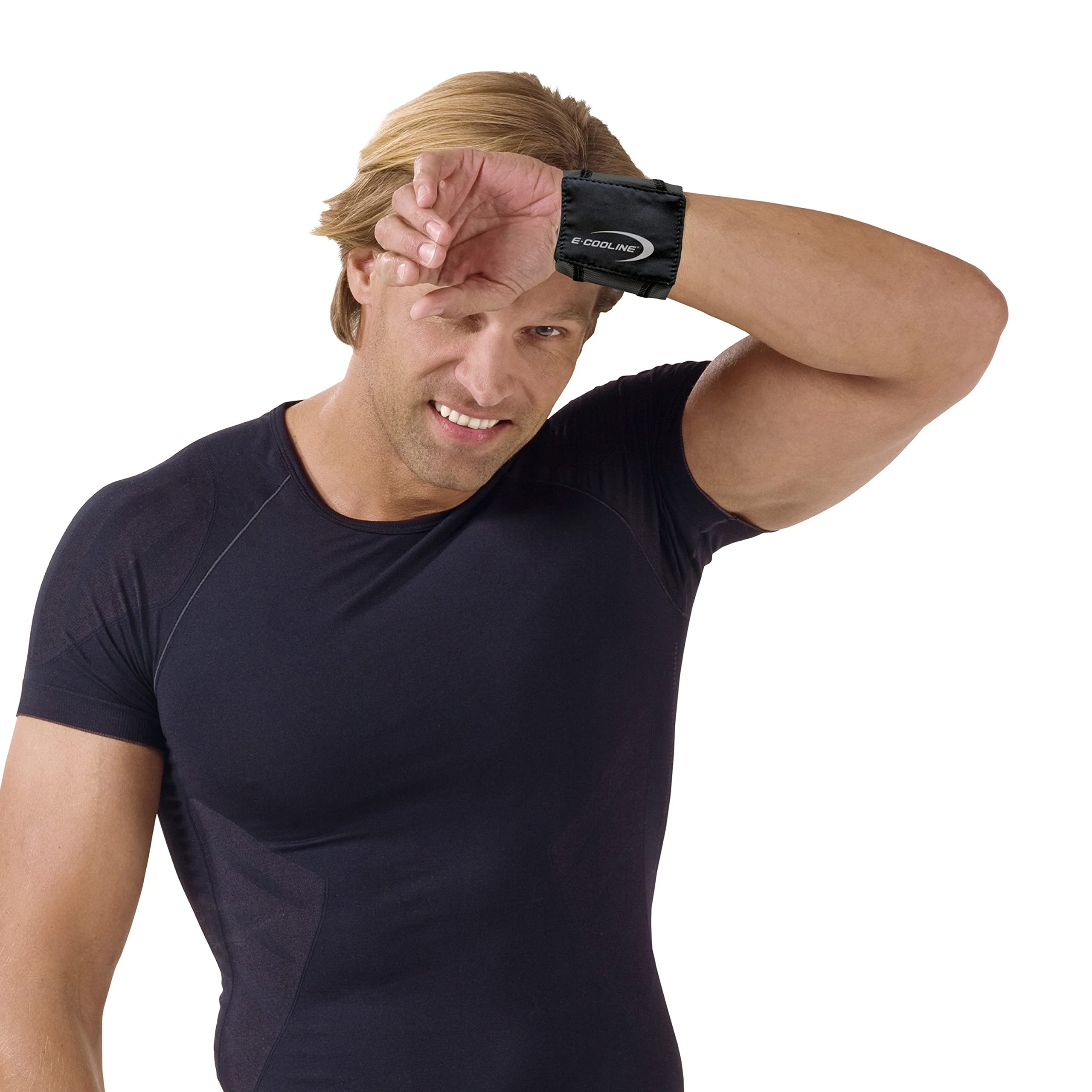 E.COOLINE PowerPuls Cooler (1 paio) | raffreddamento del polso | raffreddare il polso per adulti | abbigliamento climatizzante | lavabile