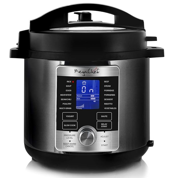 Buy Megachef Electric Stainless Steel Brushed Digital Pressure Cooker