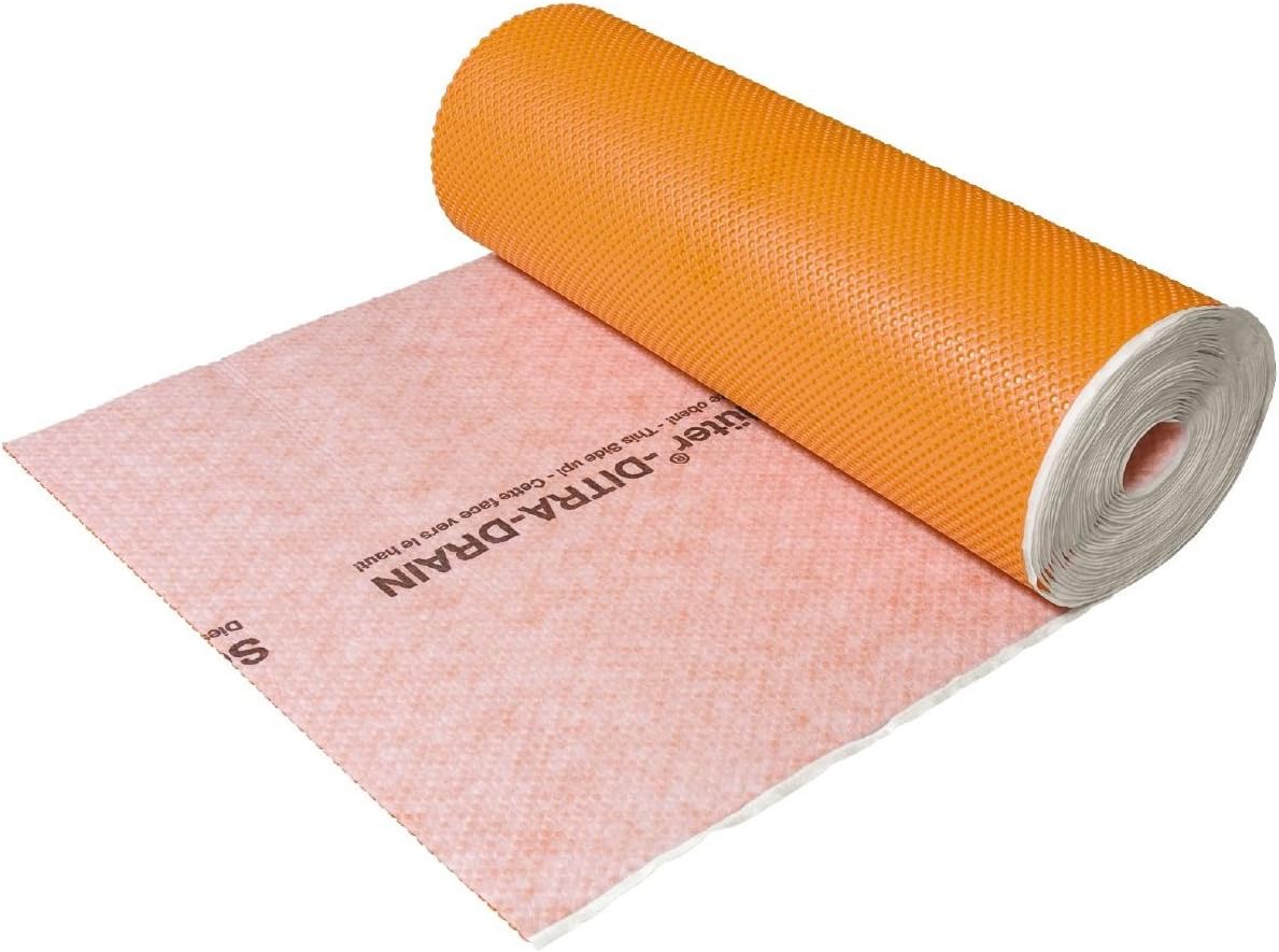Schluter Systems Ditra Drain DRAIN10M Uncoupling and Drainage Membrane