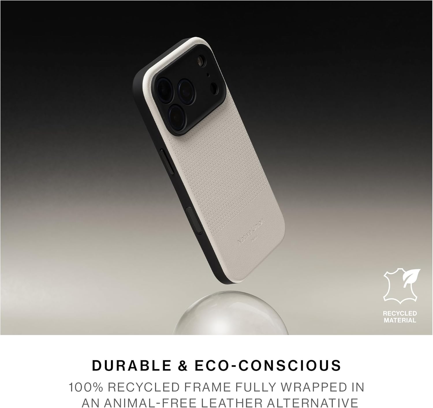 Native Union Active Case – MagSafe Compatible with Built-in Magnets – Rugged Design – Recycled Materials – Ultra-Durable Drop Protection up to 10ft / 3m for iPhone 17 Pro Max (Sandstone)