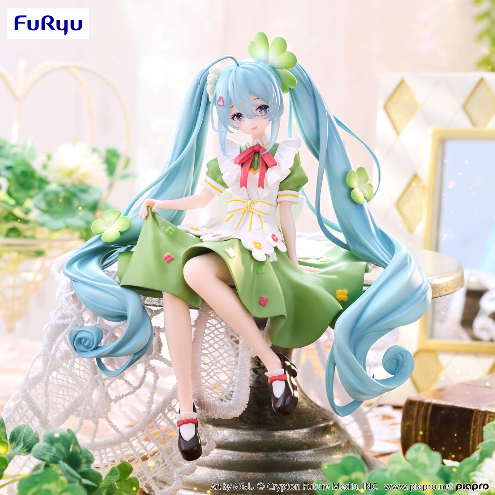 初音ミク Fashion フィギュア Country Flower クローバー Amazon.com: Furyu - Hatsune Miku: Noodle Stopper Figure