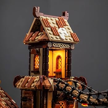 LIGHTAILING Kit Illuminazione LED Per 21343 Villaggio Vichingo | Luce Per Modello Da Costruire, USB, Garanzia 2 Anni