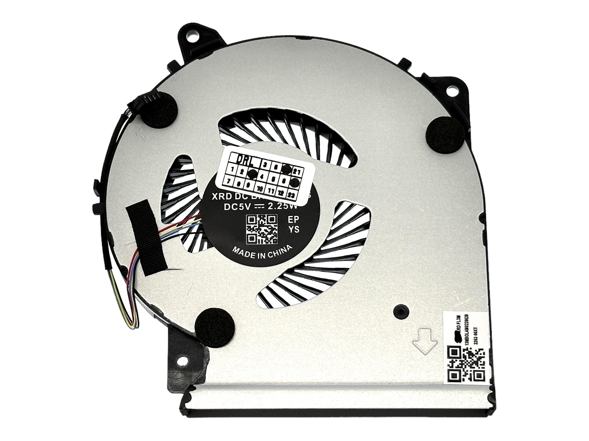 Ventola di Raffreddamento CPU per Asus A509DA, A509FA, A509FL, A509JA, E406, M509, P1510, X409, X509, M509BA, M509DA, M509DJ, X509FA, X509FB, X509FJ, X509FL; NP: 13NB0MT0T01211, 13NB0MT0T01111