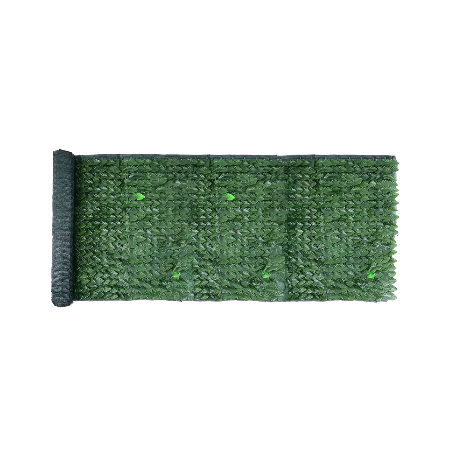 Siepe Artificiale da Esterno 100x300 cm con Foglie Lauro in PVC e Rete Ombreggiante – Frangivista per Recinzione Giardino, Copri Ringhiera Balcone